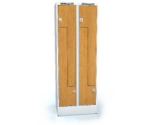 Cloakroom locker Z-shaped doors ALDERA 1920 x 700 x 500